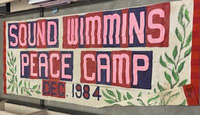 Cockburn Women's Peace Camp Banner