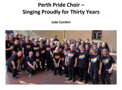 Perth Pride Choir Local History Award