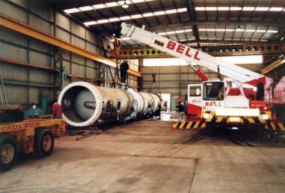 PHOTOGRAPH: HUMES STEEL MAINS, LAST JOB, 1988