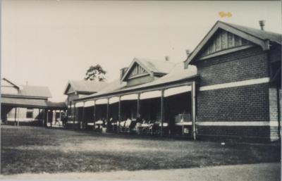 PHOTOGRAPH (COPY): CHILDREN'S HOSPITAL COURTYARD