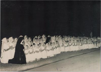 PHOTOGRAPH (COPY): CELEBRATING FEAST DAY, ST JOSEPH'S ORPHANAGE