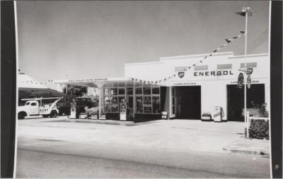 PHOTOGRAPH (COPY): EXTERIOR OF DON HALL MOTORS