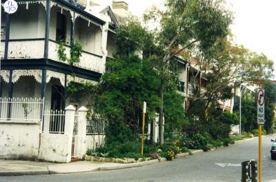 PHOTOGRAPH (DIGITAL): CATHERINE STREET TERRACE HOUSES, SUBIACO, LIZ ANDERSON COLLECTION, 1996