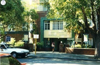 PHOTOGRAPH (DIGITAL): KING EDWARD MEMORIAL HOSPITAL, SUBIACO, LIZ ANDERSON COLLECTION, 1996