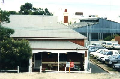 PHOTOGRAPH (DIGITAL): HOUSE ON BAGOT ROAD AND BACK OF CALTEX GARAGE, SUBIACO, LIZ ANDERSON COLLECTION, 1996