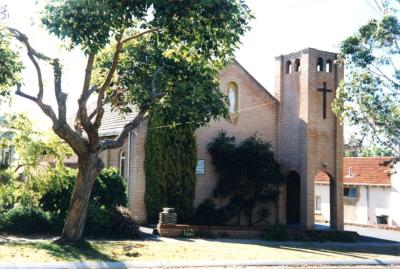 PHOTOGRAPH (DIGITAL): BEDFORD AVENUE, ST CATHERINE'S CATHOLIC CHURCH, SUBIACO, LIZ ANDERSON COLLECTION, 1996