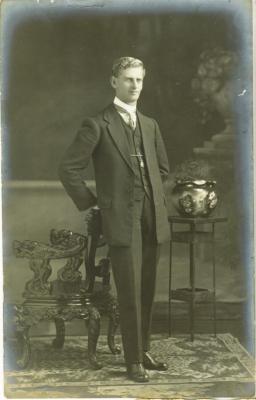 PHOTOGRAPH (DIGITAL): HAROLD LAKE FORMAL PORTRAIT, CIRCA 1915