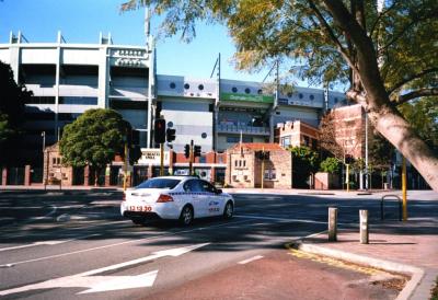 PHOTOGRAPH (DIGITAL): SUBIACO OVAL, ENTRANCE GATES, LIZ ANDERSON COLLECTION, AUGUST 2015