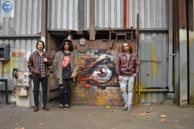 PHOTOGRAPH (DIGITAL): TRANSITION ZONE ARTWORK, DAY 3, GROUP SHOT OF THE ARTISTS, AUGUST 2013