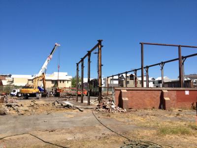 PHOTOGRAPH (DIGITAL): DEMOLITION OF BOSICH FACTORY, NOVEMBER 2013