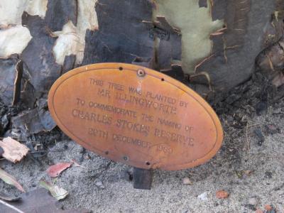 PHOTOGRAPH (DIGITAL): MR ILLINGWORTH PLAQUE, CHARLES STOKES RESERVE, DAGLISH, NOVEMBER 2011