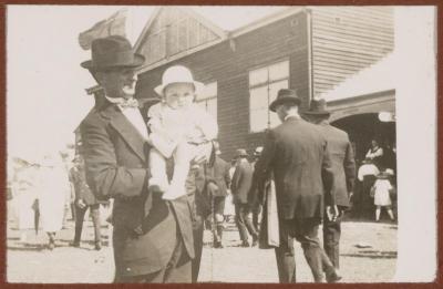 PHOTOGRAPH (DIGITAL): DAN GALLAGER AT ROYAL SHOW, FROM CONGDON FAMILY ALBUM