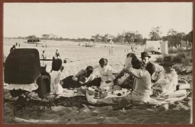 PHOTOGRAPH (DIGITAL): PICNIC AT CRAWLEY BAY, FROM CONGDON FAMILY ALBUM