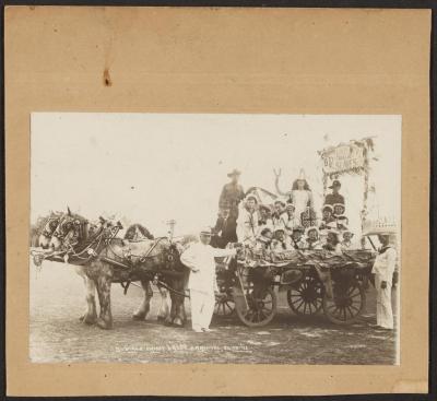 PHOTOGRAPH: 'UGLY MEN'S FLOAT' - SUBIACO FANCY DRESS CARNIVAL