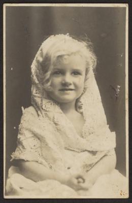 PHOTOGRAPH: MABEL BALDING, AS A YOUNG CHILD