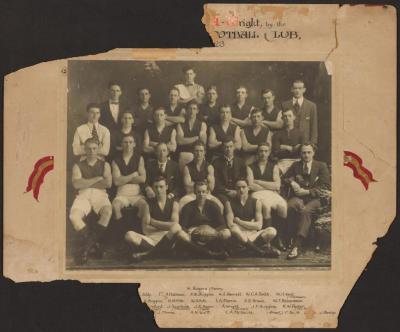 PHOTOGRAPH: SUBIACO B-GRADE FOOTBALL TEAM - SEASON 1923