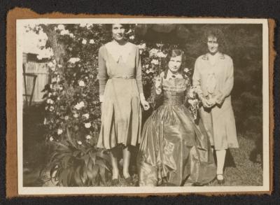 PHOTOGRAPH: THREE WOMEN, FROM METHODIST CHURCH DERBY ROAD ALBUM