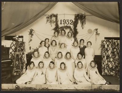 PHOTOGRAPH: THE LARKS OF DERBY ROAD 1932, FROM ALBUM OF PHOTOGRAPHS METHODIST CHURCH DERBY ROAD