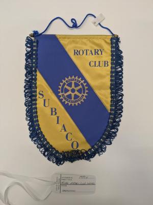 FLAG: ROTARY CLUB, SUBIACO, BLUE AND GOLD