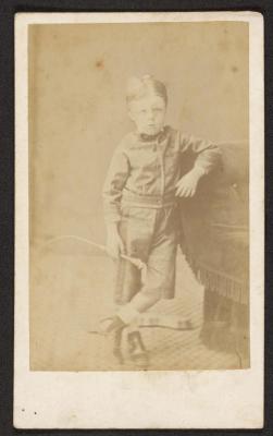 PHOTOGRAPH: YOUNG BOY, FEBRUARY 1876