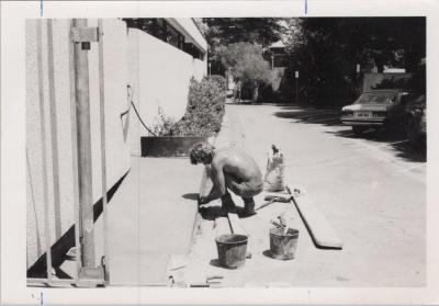 PHOTOGRAPH: SUBIACO CITY LIBRARY, RAMP UNDER CONSTRUCTION, 1982