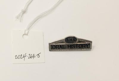 BADGE: SUBIACO HISTORICAL SOCIETY, ORAL HISTORY