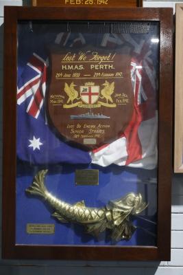 HMAS Perth 2 Display Case.