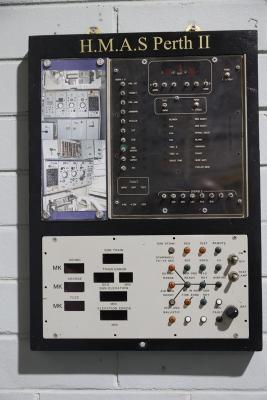 HMAS Perth II Gun Control Panel.