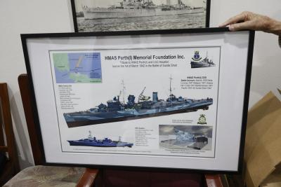 Poster of HMAS Perth and Sunda Strait battle