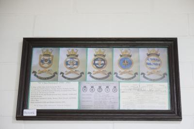Print of crests of "N" class destroyers