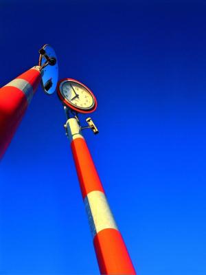 PHOTOGRAPH (DIGITAL): CLOCKTOWER, PUBLIC ART AT SUBIACO TRAIN STATION, 2006