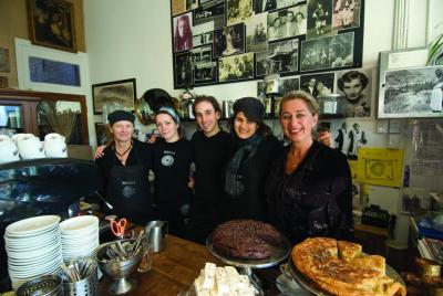 PHOTOGRAPH (DIGITAL): BOUCLA CAFÉ, OWNER AND STAFF 2006