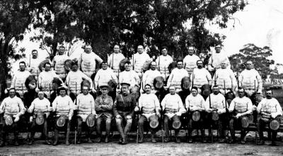 Pre 1914, Western Australia, Plunger Bayonet Practice Equipment, Group Photo