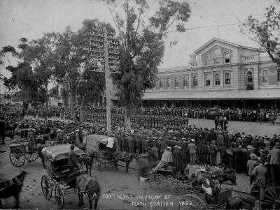 Pre 1914, Western Australia, Perth 2nd Anglo Boer War, Western Australian Mounted Infantry, 1899