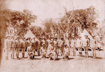 Pre 1914, Western Australia,  2nd Battalion Pinjarra Mounted Infantry