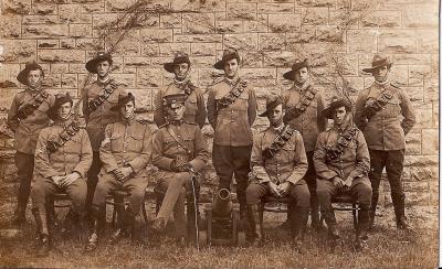 Pre 1914, Western Australia, Perth, Swan barracks,  Australian Field Artillery Militia