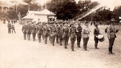 Pre 1914, western Australia, Perth Eslanade, Universal service, Junior Cadet Parade