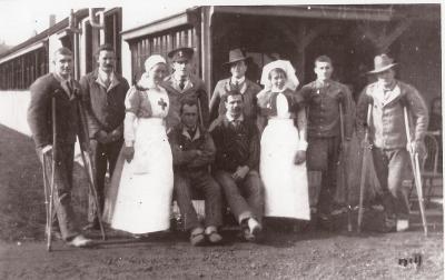 World War 1,  England, London, Hospital Group