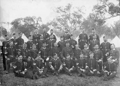 Pre 1914, Western Australia, Karrakatta Camp, Volunteer Non Commissioned Officers, 1898