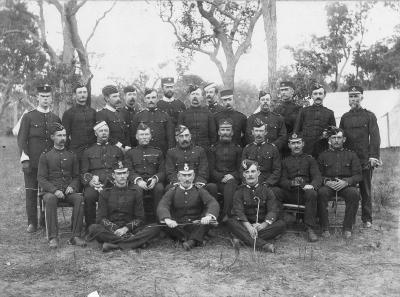 Pre 1914, western Australia, Perth, Karrakatta Camp, Volunteer Officers, 1898