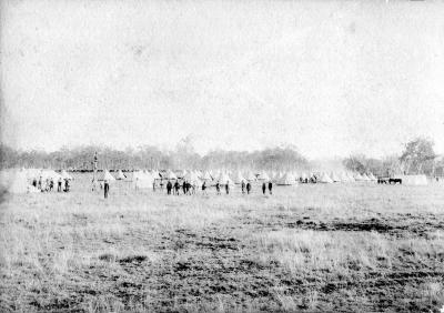 Pre 1914, Queensland, Oakey Creek, Camp,1895