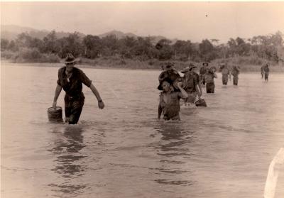 World War 2, South West Pacific Theatre, New Guinea,,Danmap River,  2/11 Battalion, 1945