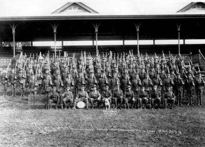 World War 1, Western Australia, Helena Racecourse 28 Battalion, 1915