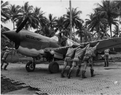 World War 2, South West Pacific Theatre, New Guinea, Milne Bay, Curtis P40 E, 1942