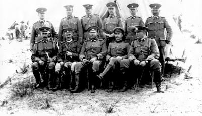 pre 1914, Western Australia, Karrakatta, Goldfield Infantry Regiment Officers