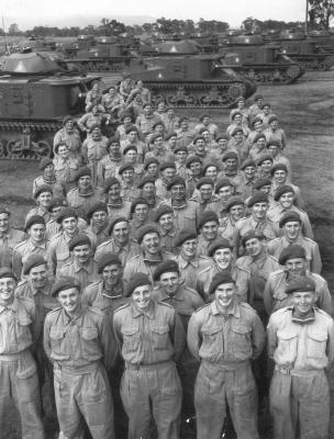 World War 2, New South Wales, VX61247 TRAYNOR, 2/8 Armoured Regiment, 