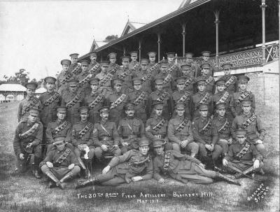 World War 1, Black Boy Hill, Western Australia, Australia, 30th Reinforcements, Field Artillery, 1917