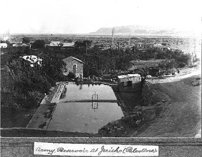 World War 1, South West Asia, Palestine, Jericho, Army Reservoir