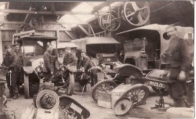 World War 1, France, Marchionne-Au-Pont, Charteris, 3rd Australian Motor Transport Workshop