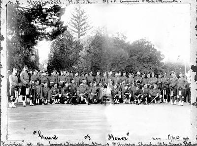 Perth, Western Australia, Australia, D and F Companies West Australian Highlanders, Western Australian Infantry Regiment , 01/09/1906